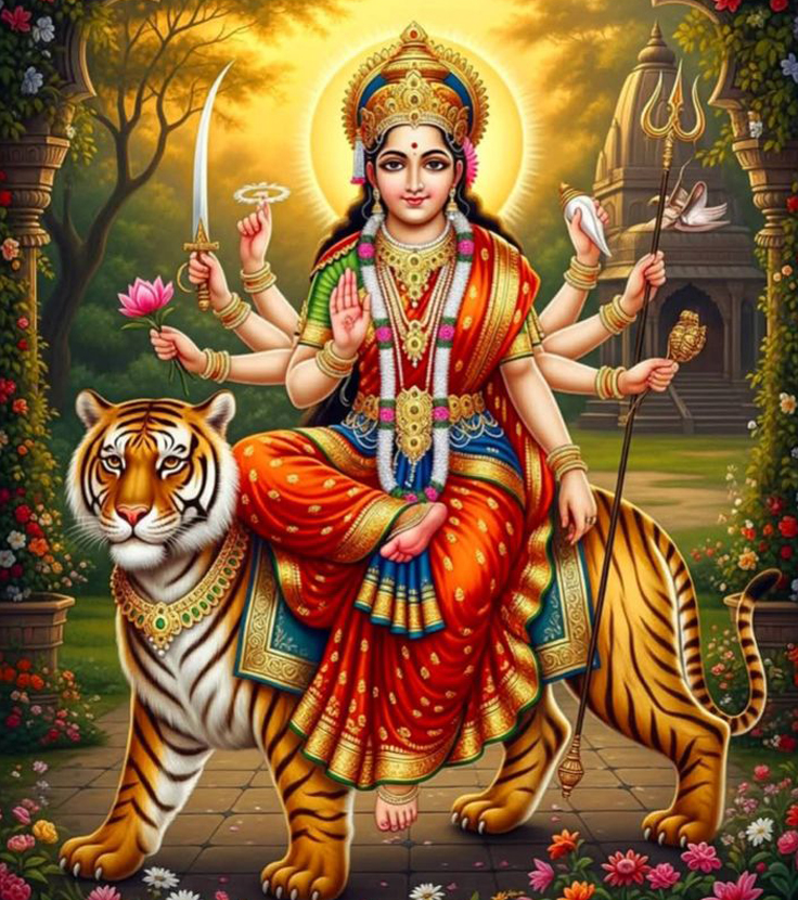 Day 8 Navaratri Maha Gauri Devi Puja