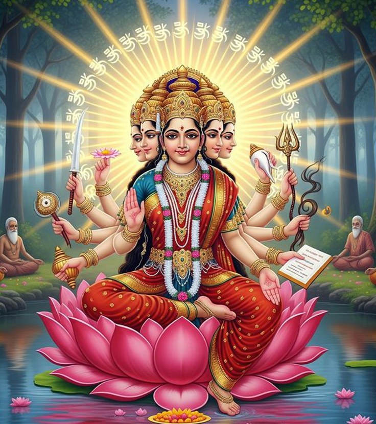 Day 2 Navaratri Gayatri Devi Puja