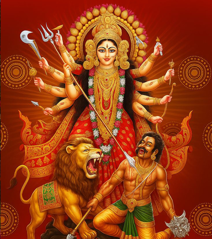 Day 9 Mahishasura Mardini Devi Puja